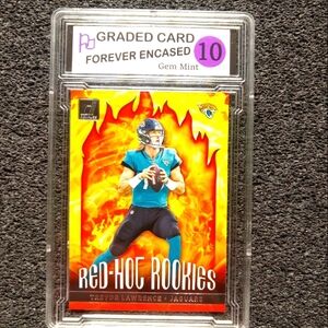 Trevor Lawerence Jaguars QB MVP Football Rookie Card Mint Condition